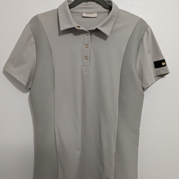 Horze high stretch polo tshirt - Picture 6 of 9